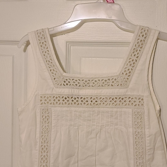 White Lace Halter Top Dress - Picture 2 of 6